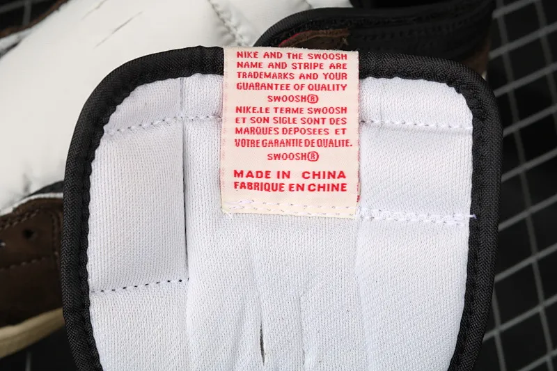 All Categories Air Jordan Jordan Series Basketball Shoes Air Jordan 1 High #ZG Version Travis Scott x Air Jordan 1 High OG AJ1 Reverse Hook Limited Edition CD4487-100